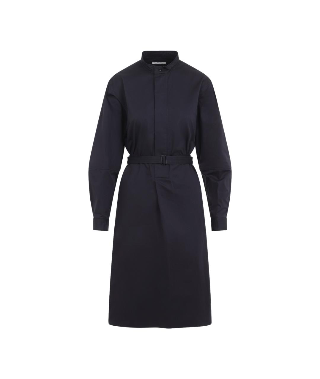 LEMAIRE Синее хлопковое повседневное платье, фото 1