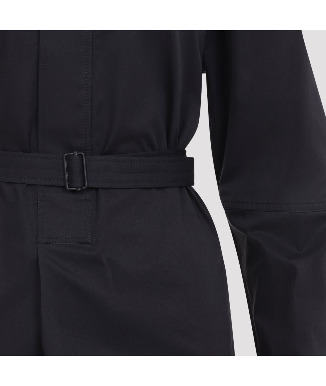 LEMAIRE Синее хлопковое повседневное платье, фото 3