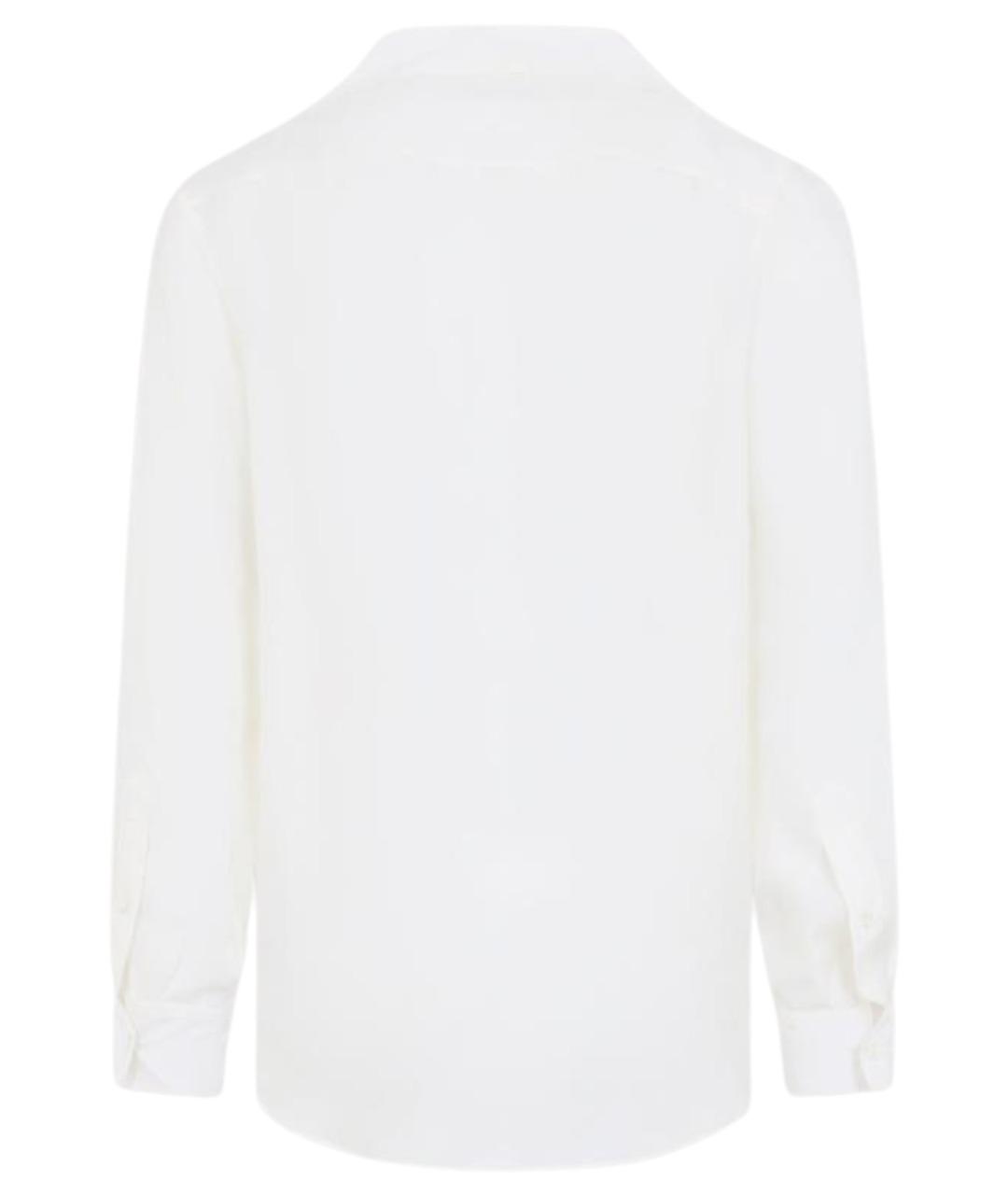 MAISON MARGIELA Белая шелковая классическая рубашка, фото 2
