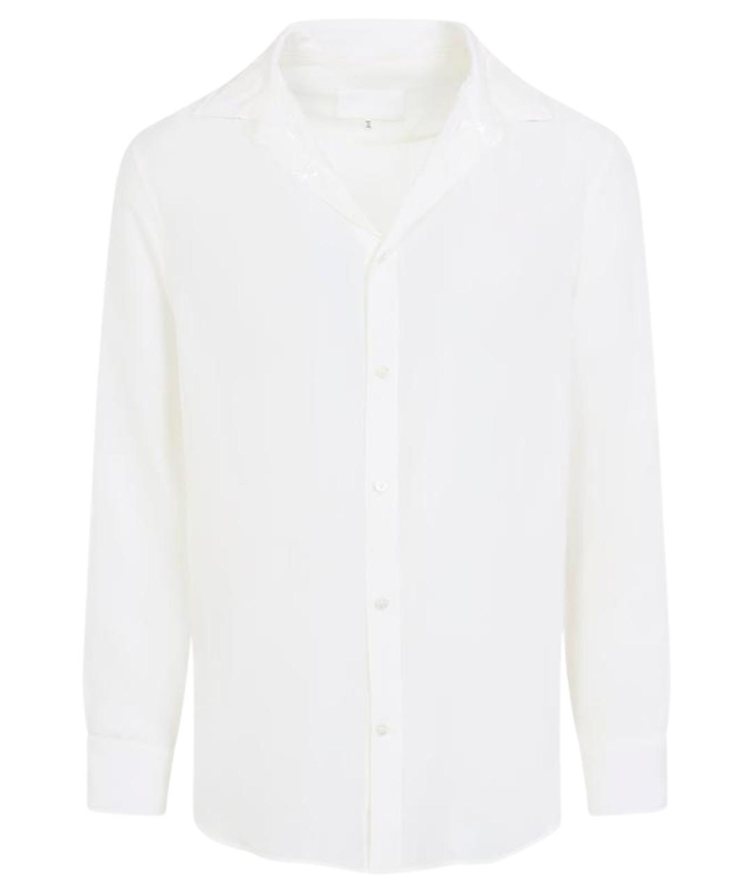 MAISON MARGIELA Белая шелковая классическая рубашка, фото 1