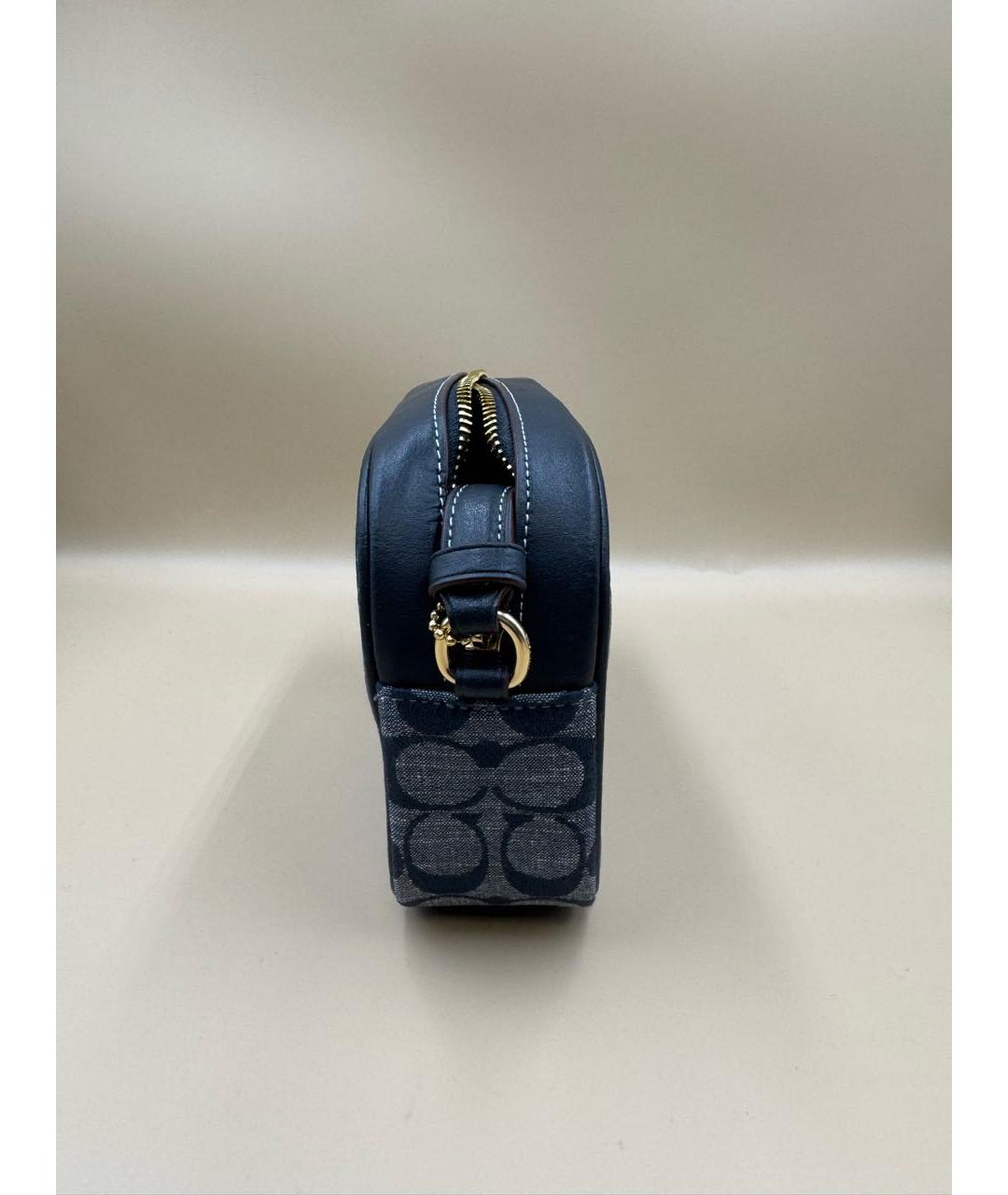 COACH Темно-синяя сумка через плечо, фото 3