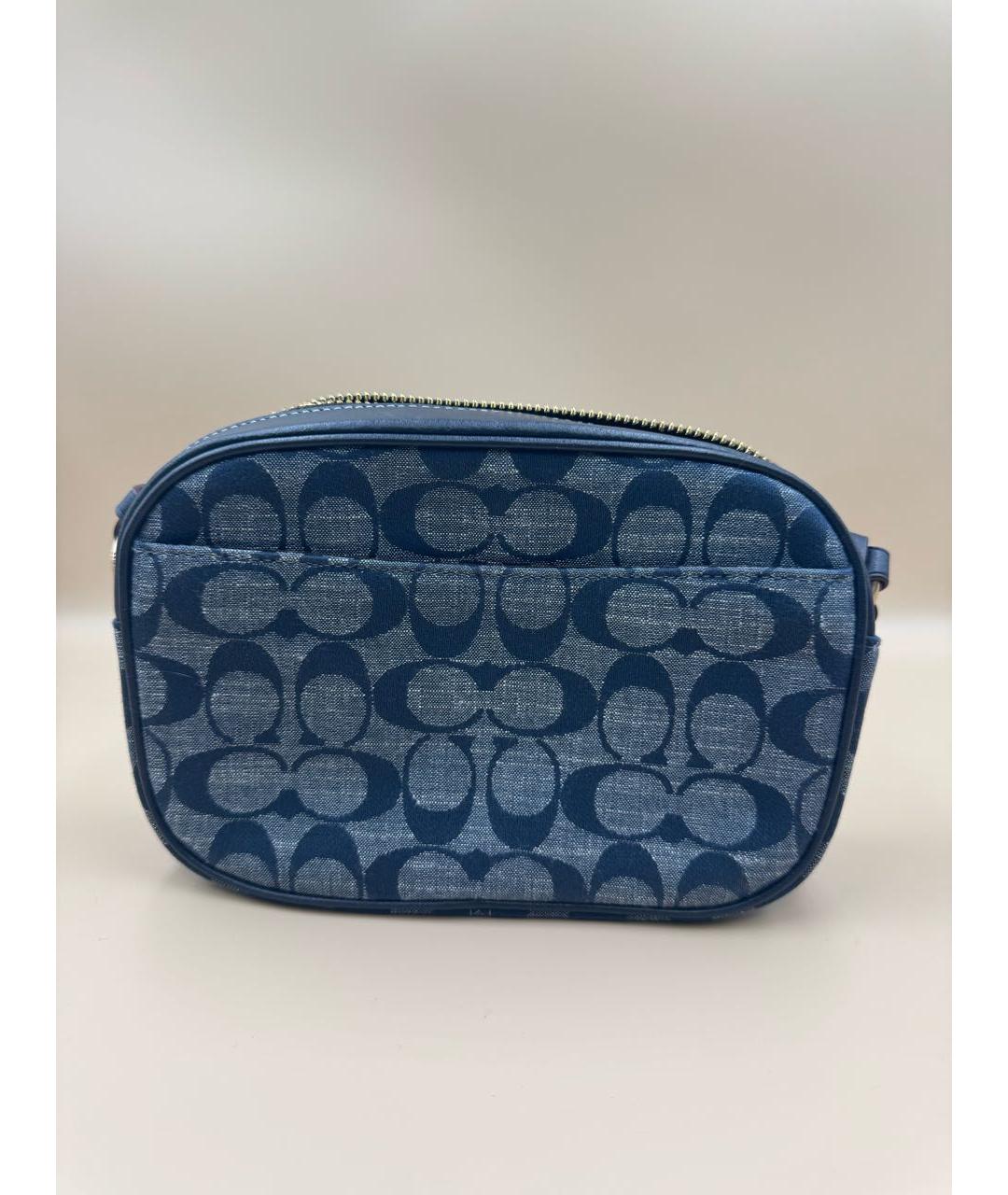 COACH Темно-синяя сумка через плечо, фото 2