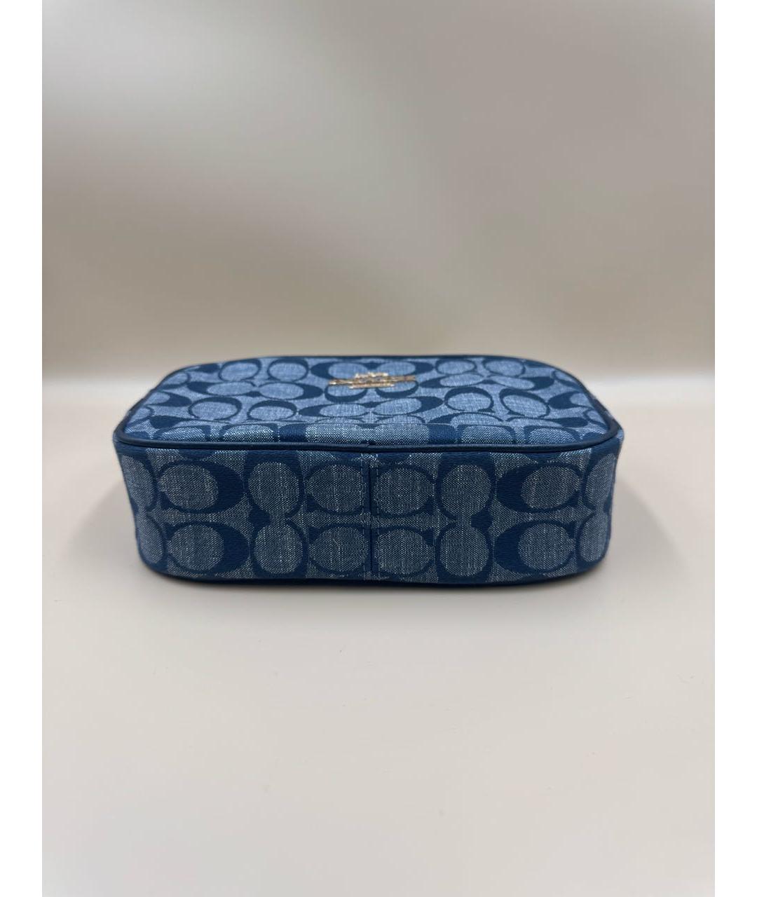 COACH Темно-синяя сумка через плечо, фото 5