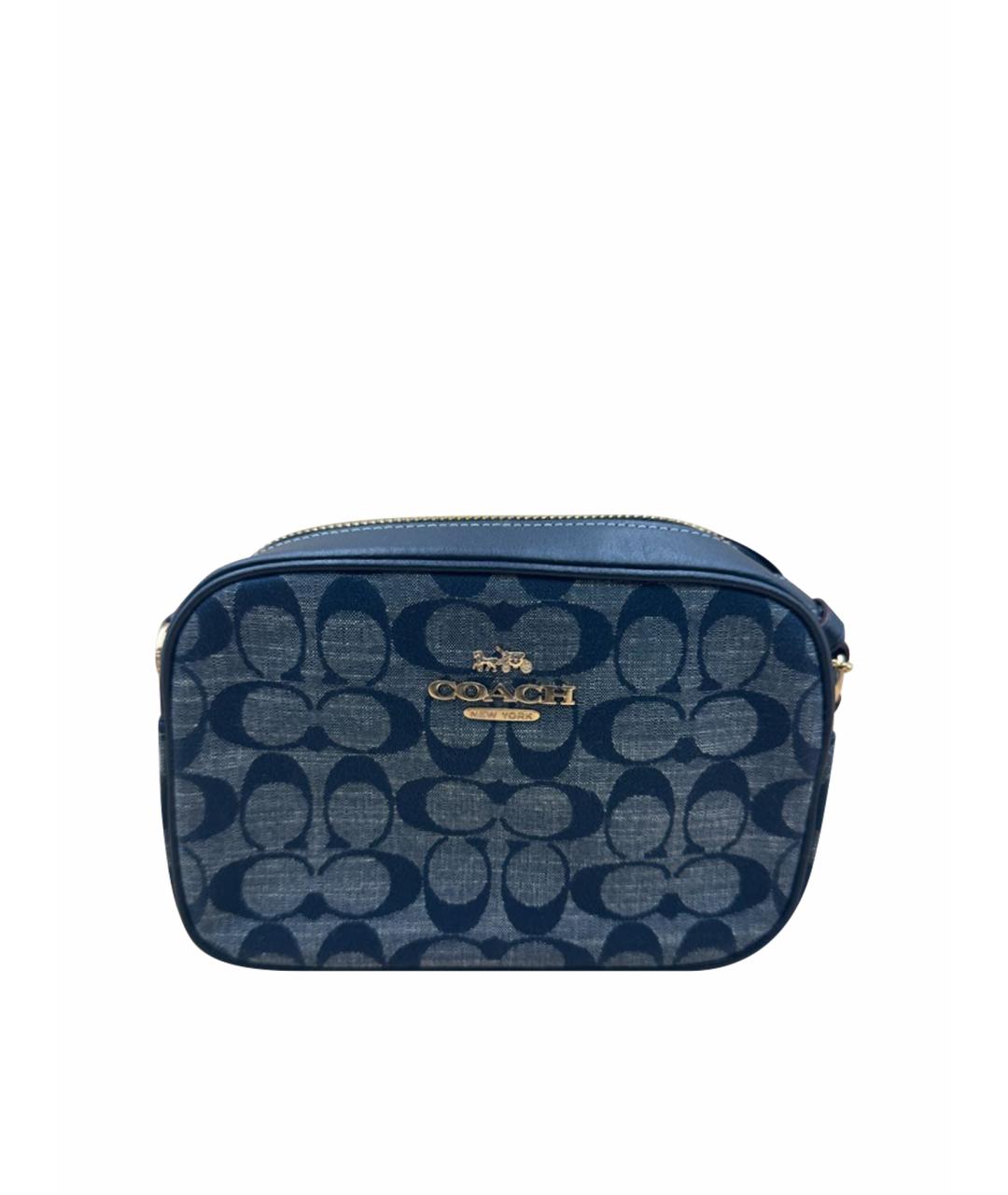 COACH Темно-синяя сумка через плечо, фото 1