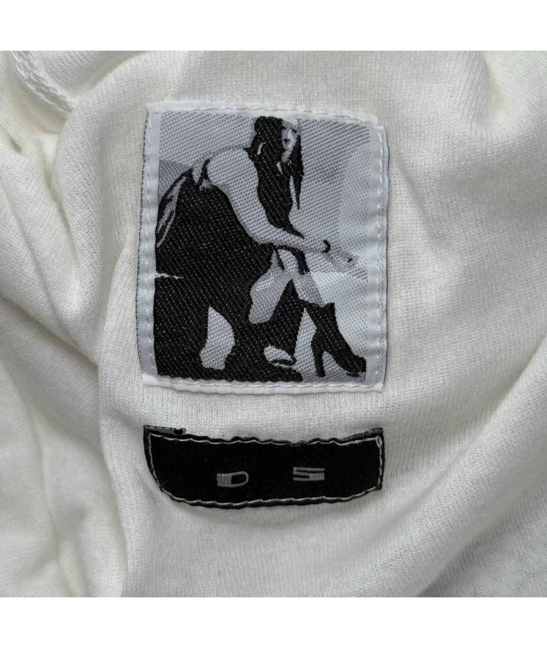 RICK OWENS DRKSHDW Белая майка, фото 3