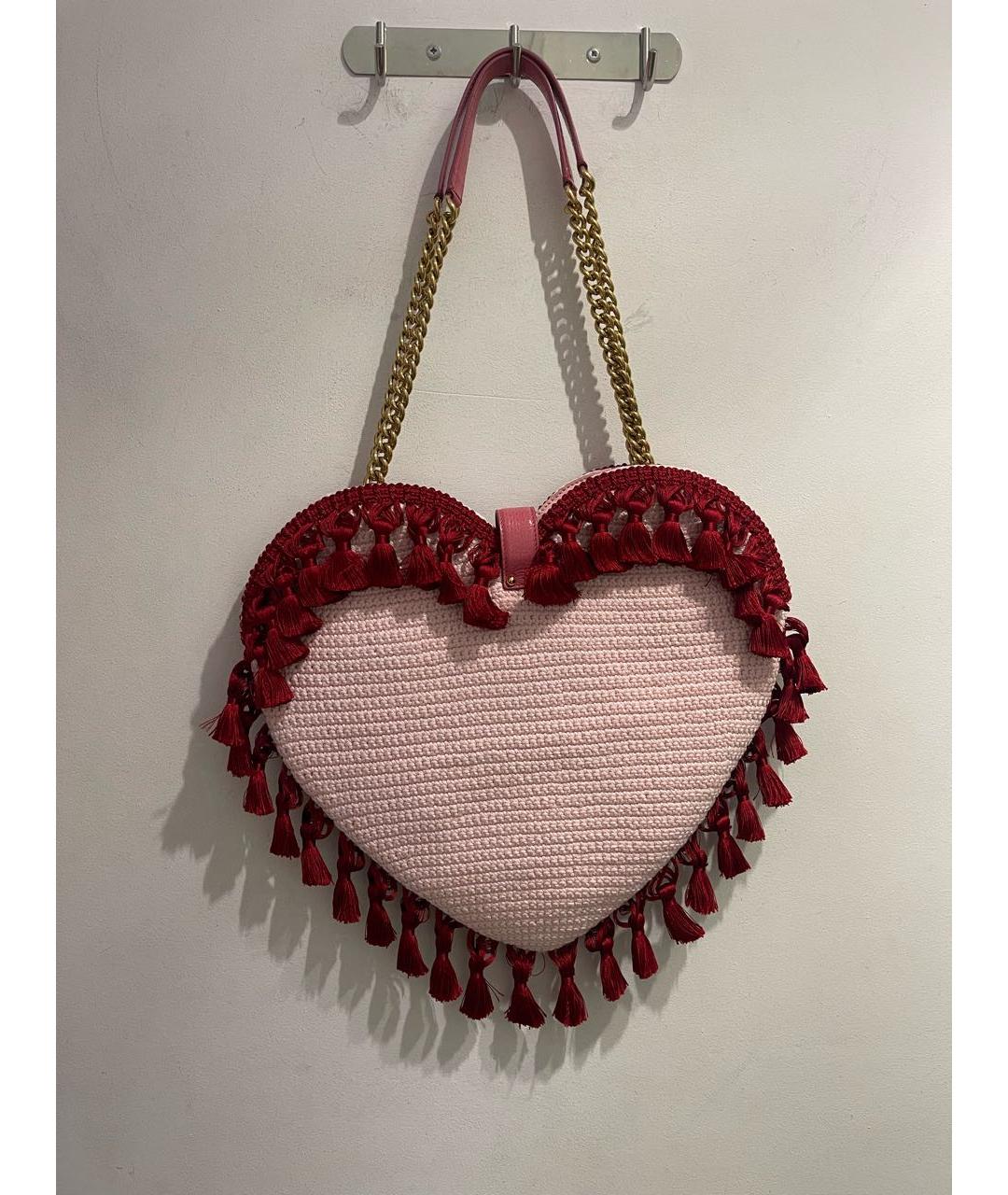 DOLCE&GABBANA Розовая сумка тоут, фото 3