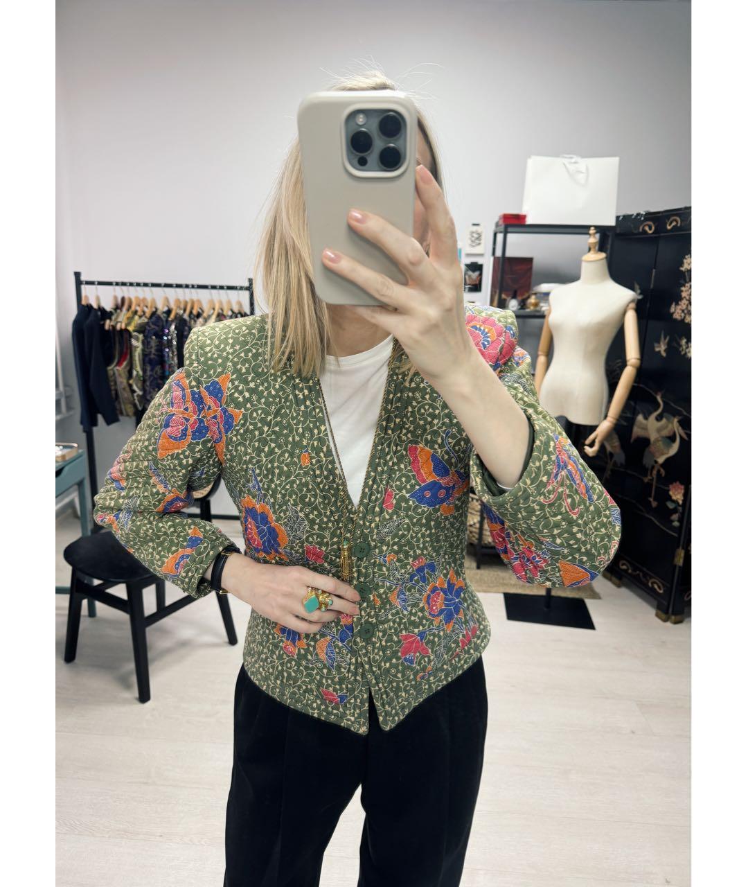 SAINT LAURENT Хлопковый жакет/пиджак, фото 3