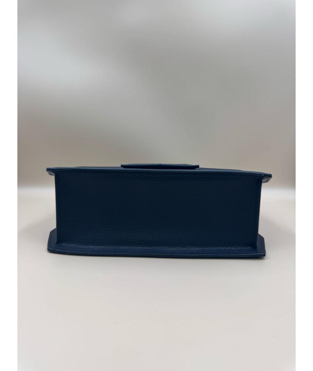 PATRIZIA PEPE Черная кожаная сумка через плечо, фото 5