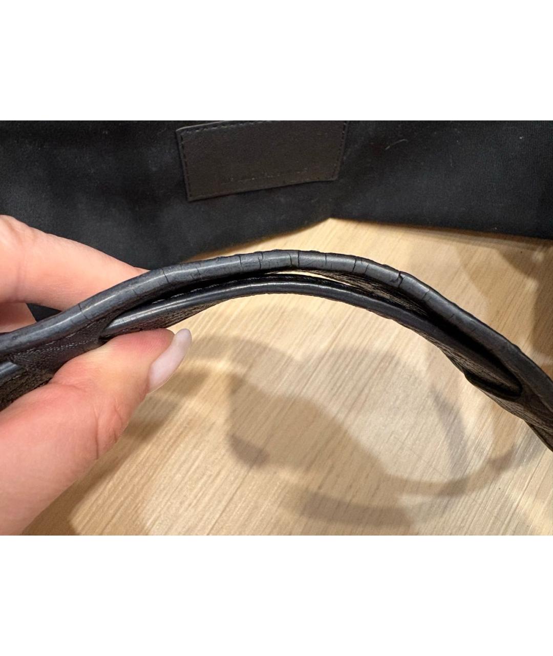 ALEXANDER WANG Черная кожаная сумка через плечо, фото 7