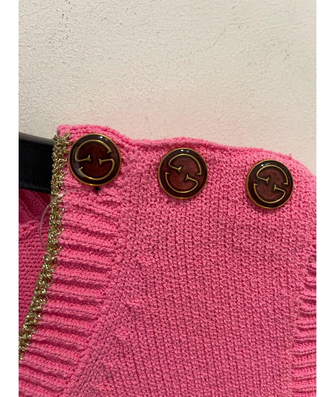 GUCCI Розовое повседневное платье, фото 4