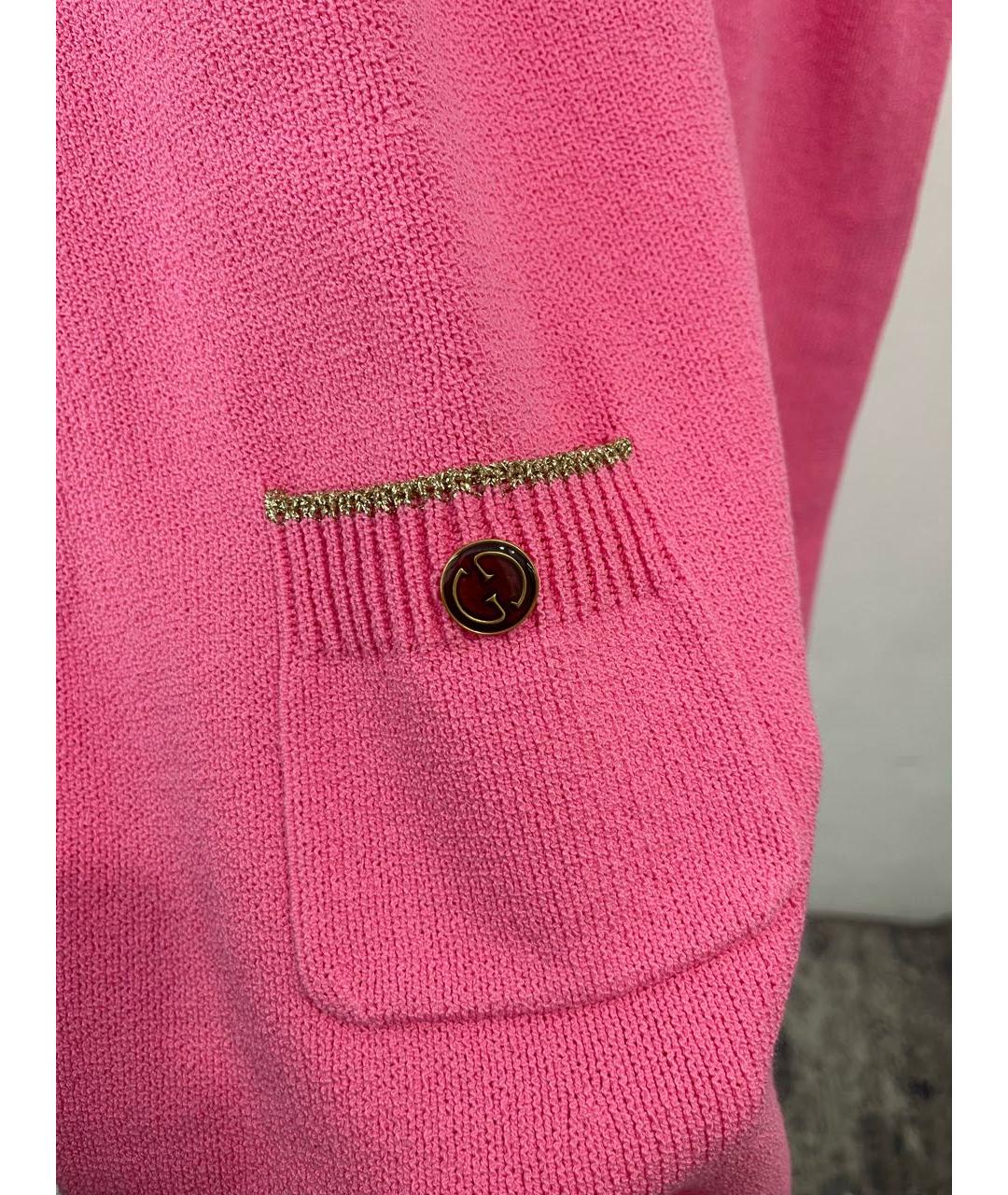 GUCCI Розовое повседневное платье, фото 5