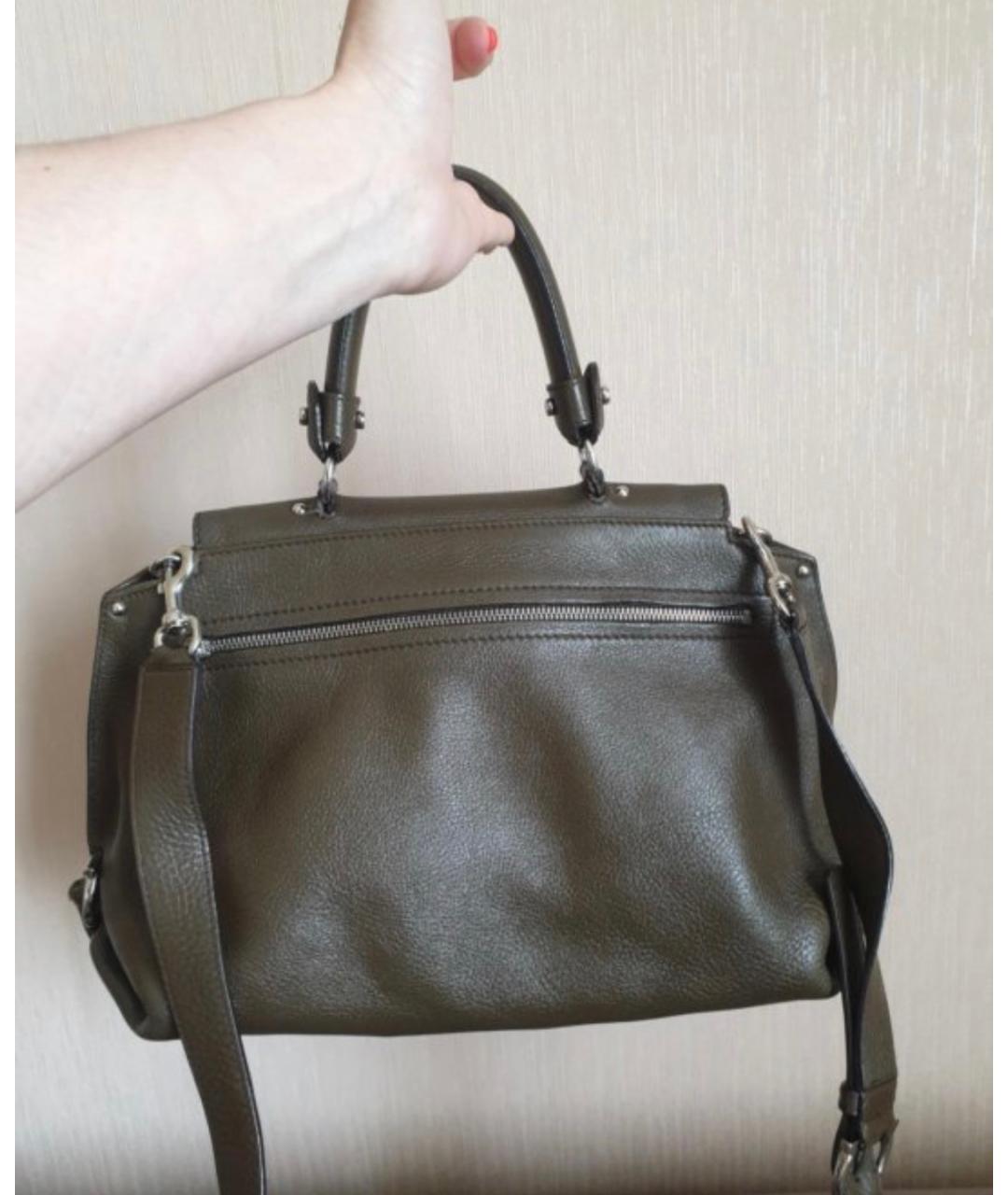 FERRAGAMO Коричневая кожаная сумка через плечо, фото 2