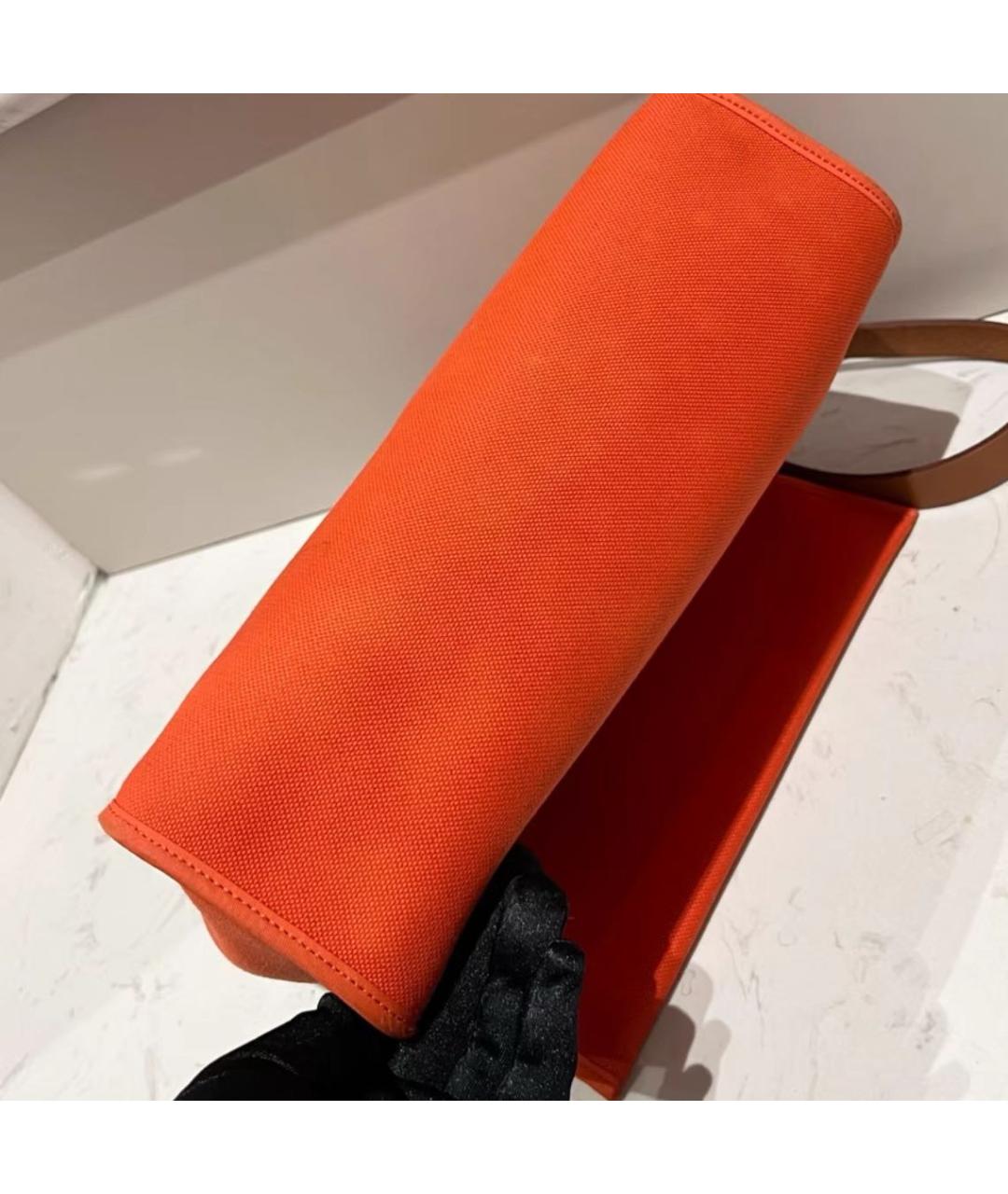 HERMES Красная тканевая сумка через плечо, фото 6