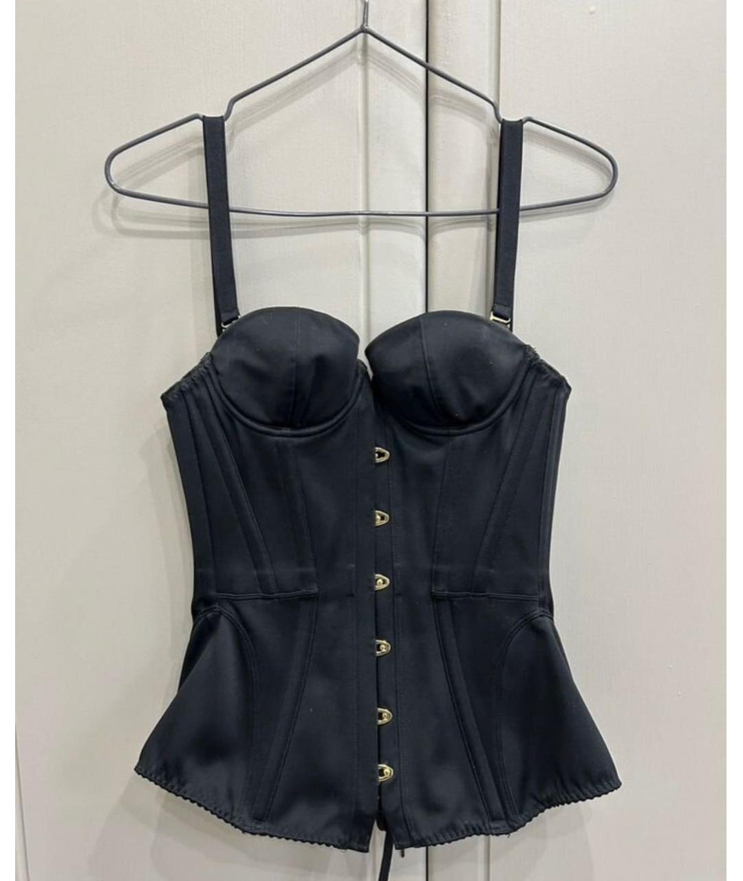 AGENT PROVOCATEUR Черный полиэстеровый корсет, фото 2