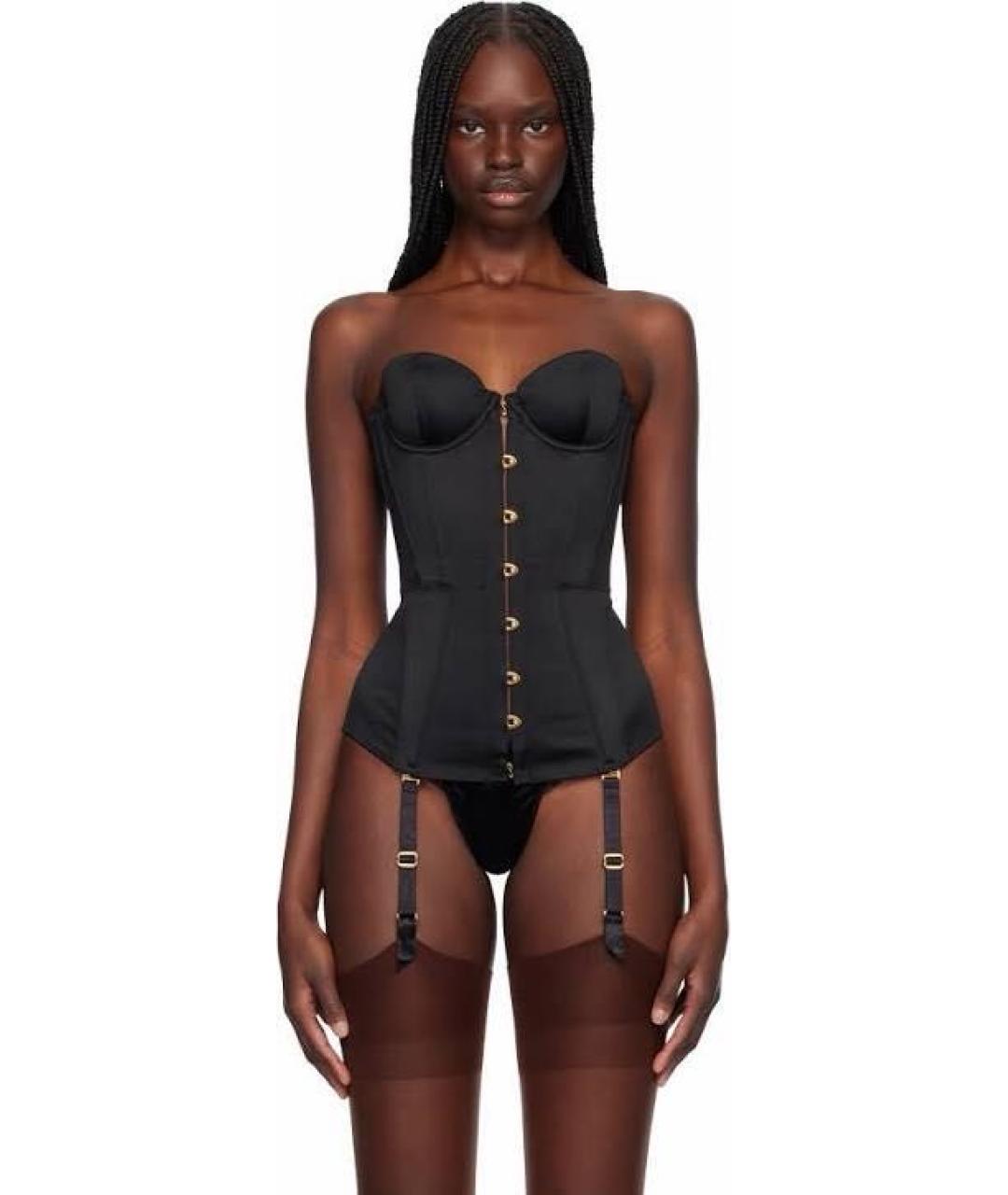 AGENT PROVOCATEUR Черный полиэстеровый корсет, фото 7