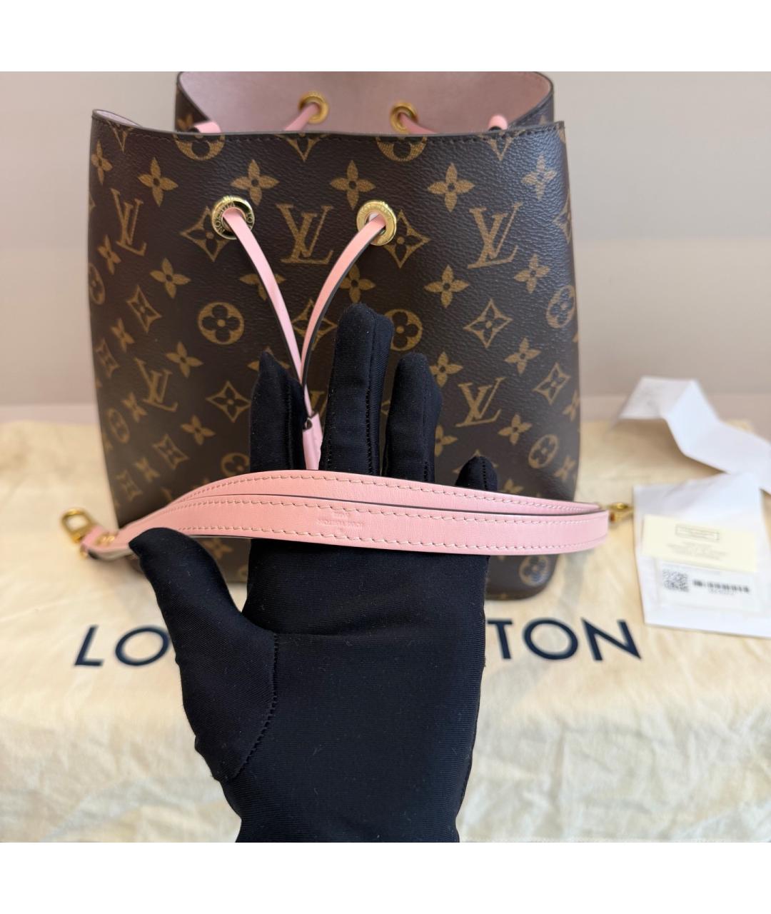 LOUIS VUITTON Коричневая сумка через плечо, фото 6