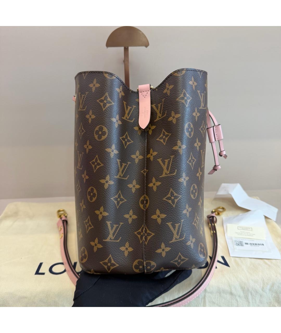 LOUIS VUITTON Коричневая сумка через плечо, фото 4