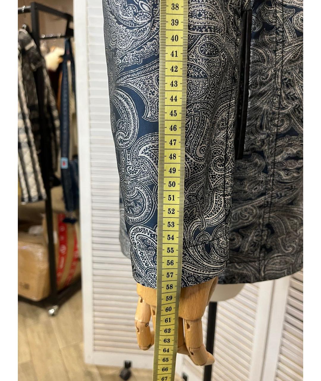 ETRO Темно-синяя куртка, фото 5