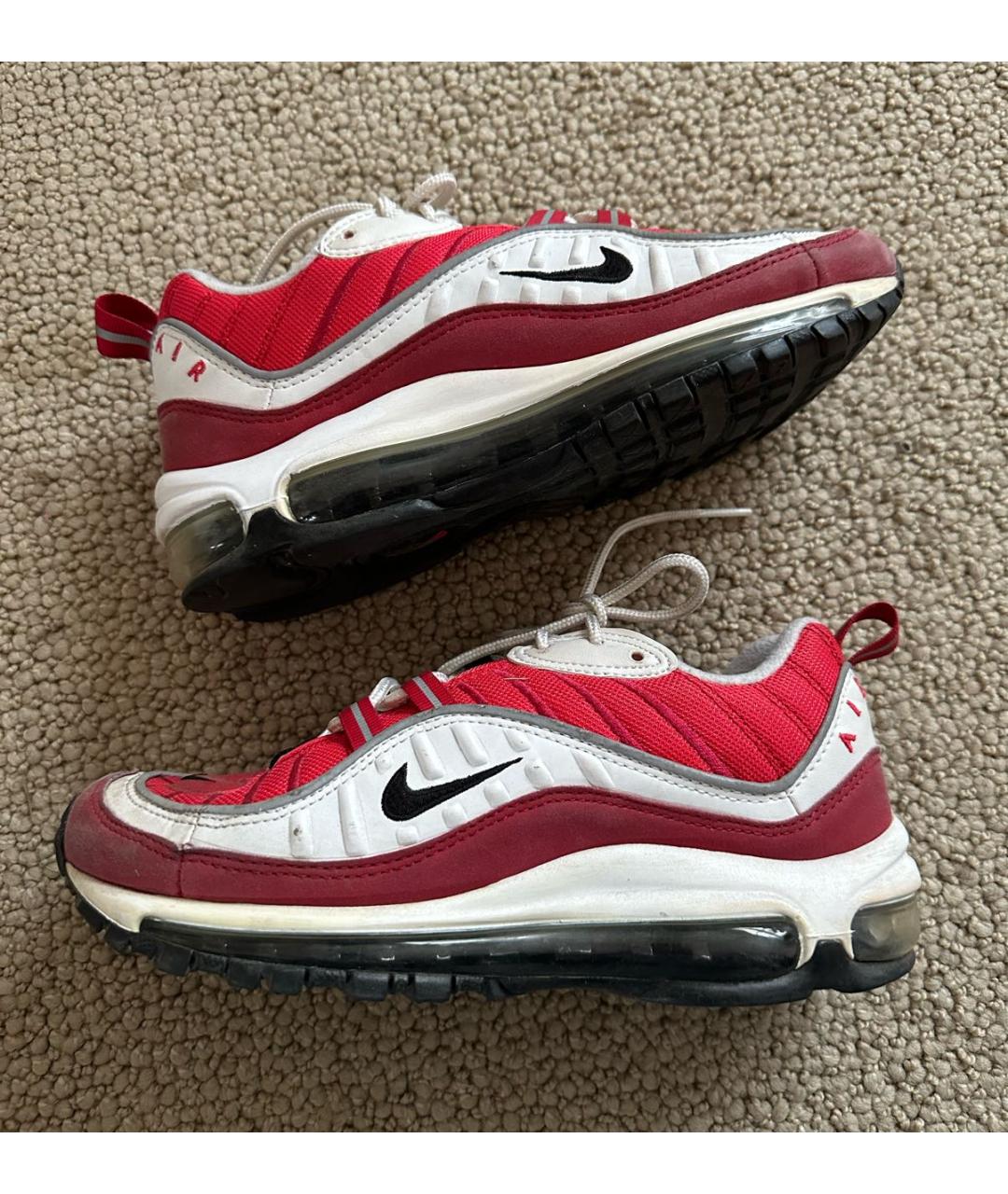 NIKE Белые кожаные кроссовки, фото 2