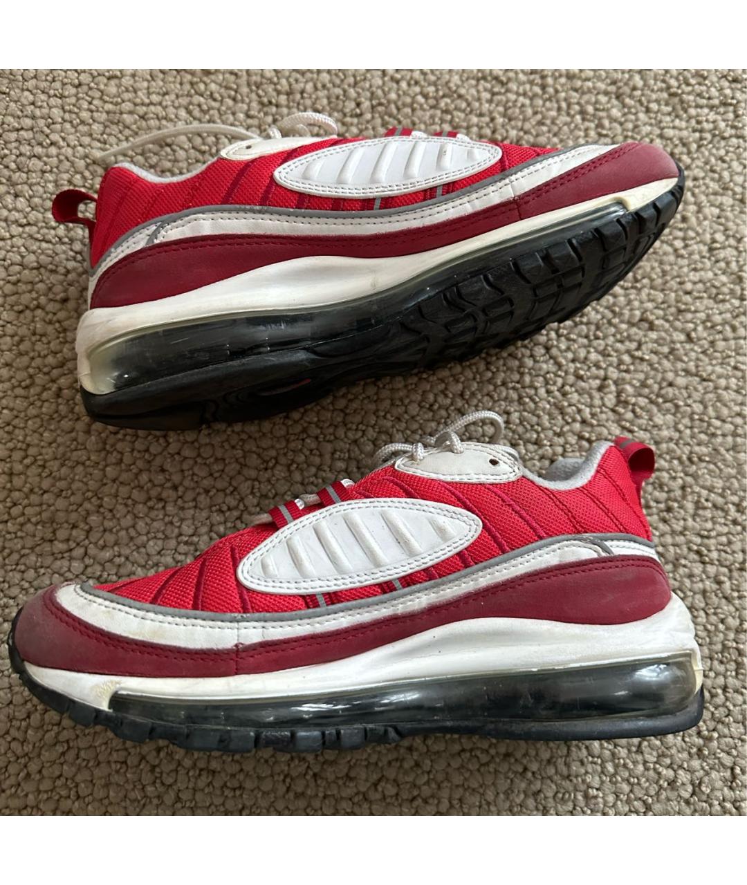 NIKE Белые кожаные кроссовки, фото 8