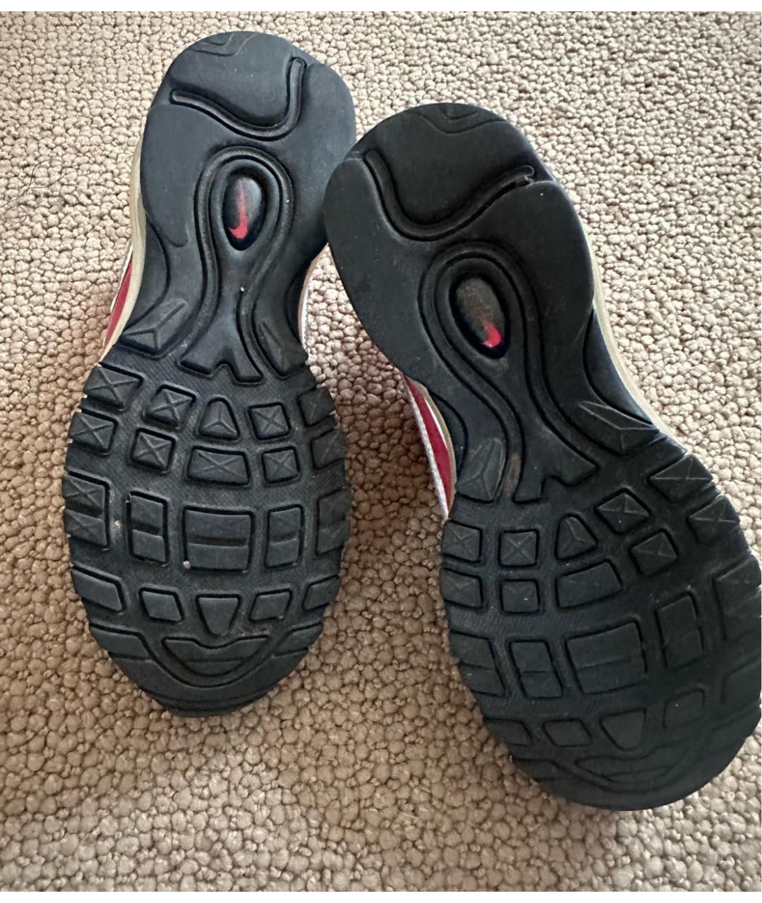 NIKE Белые кожаные кроссовки, фото 7