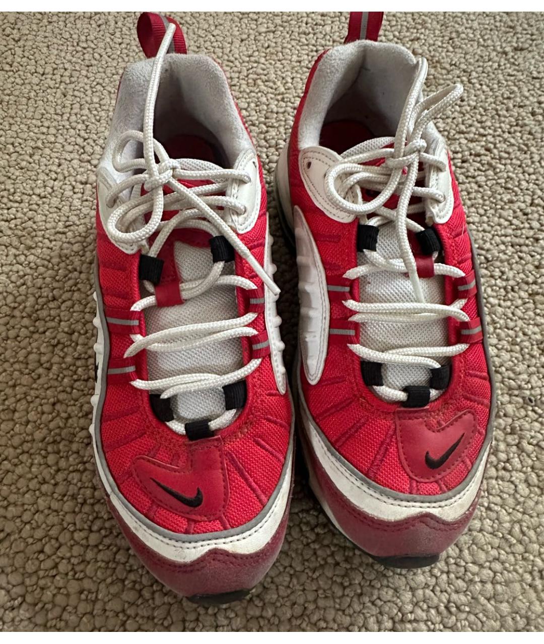 NIKE Белые кожаные кроссовки, фото 9