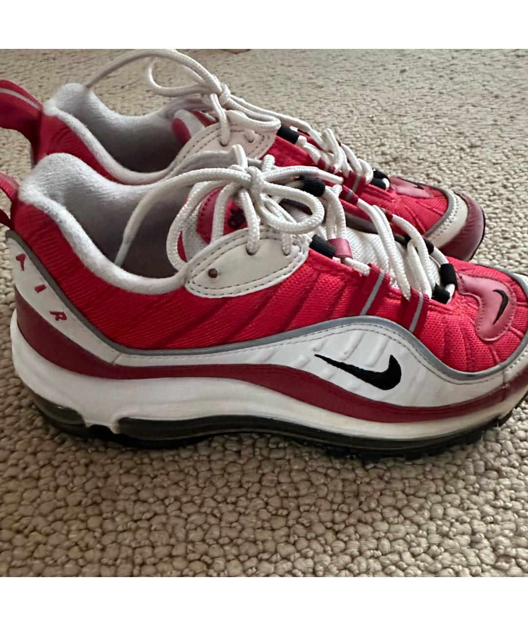 NIKE Белые кожаные кроссовки, фото 4