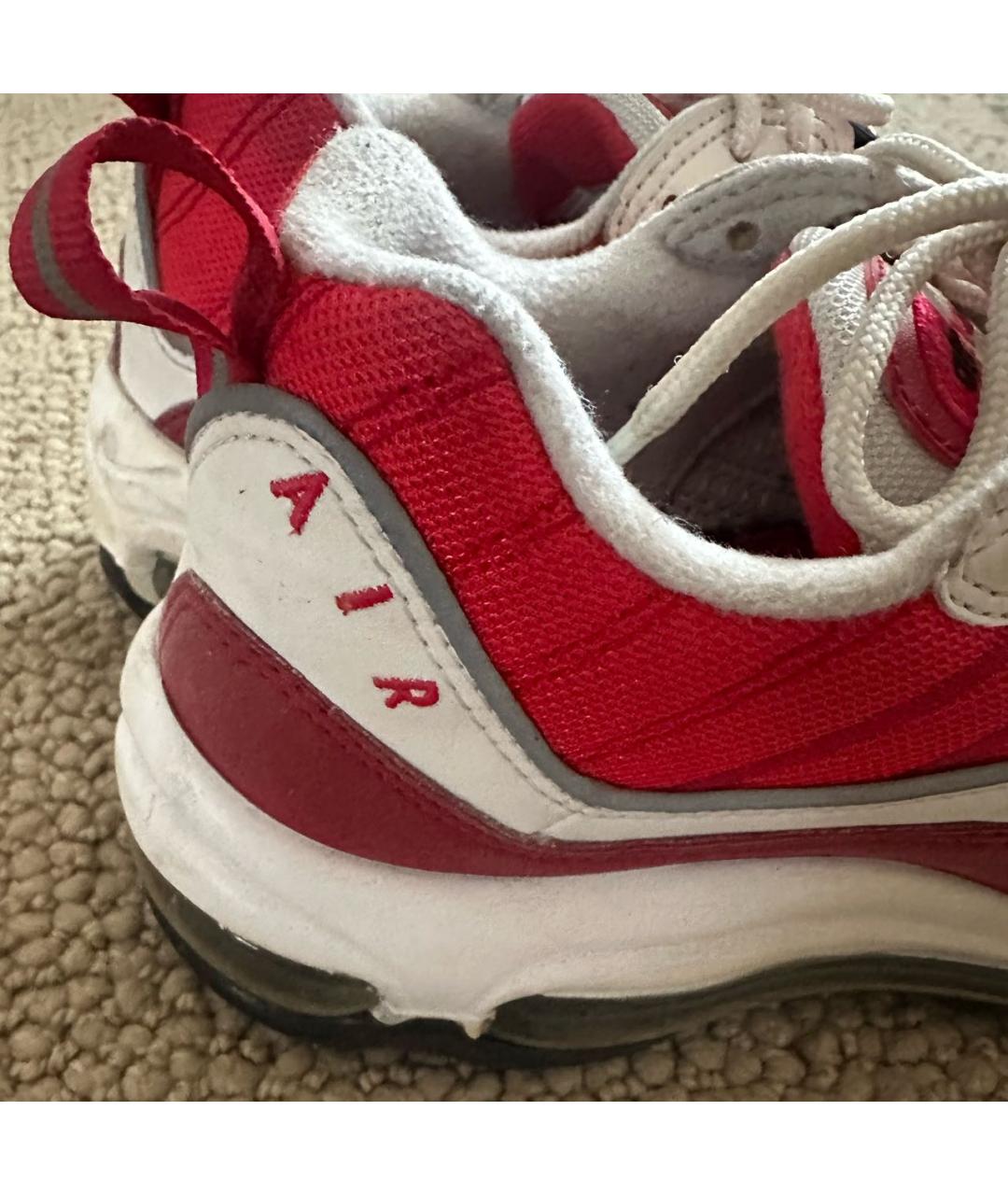 NIKE Белые кожаные кроссовки, фото 6