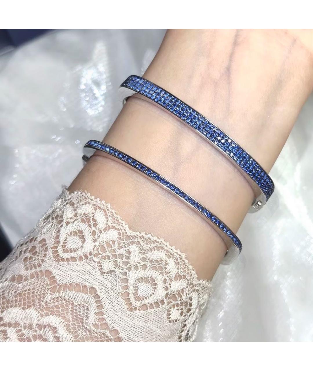APM Monaco Темно-синий серебряный браслет, фото 3