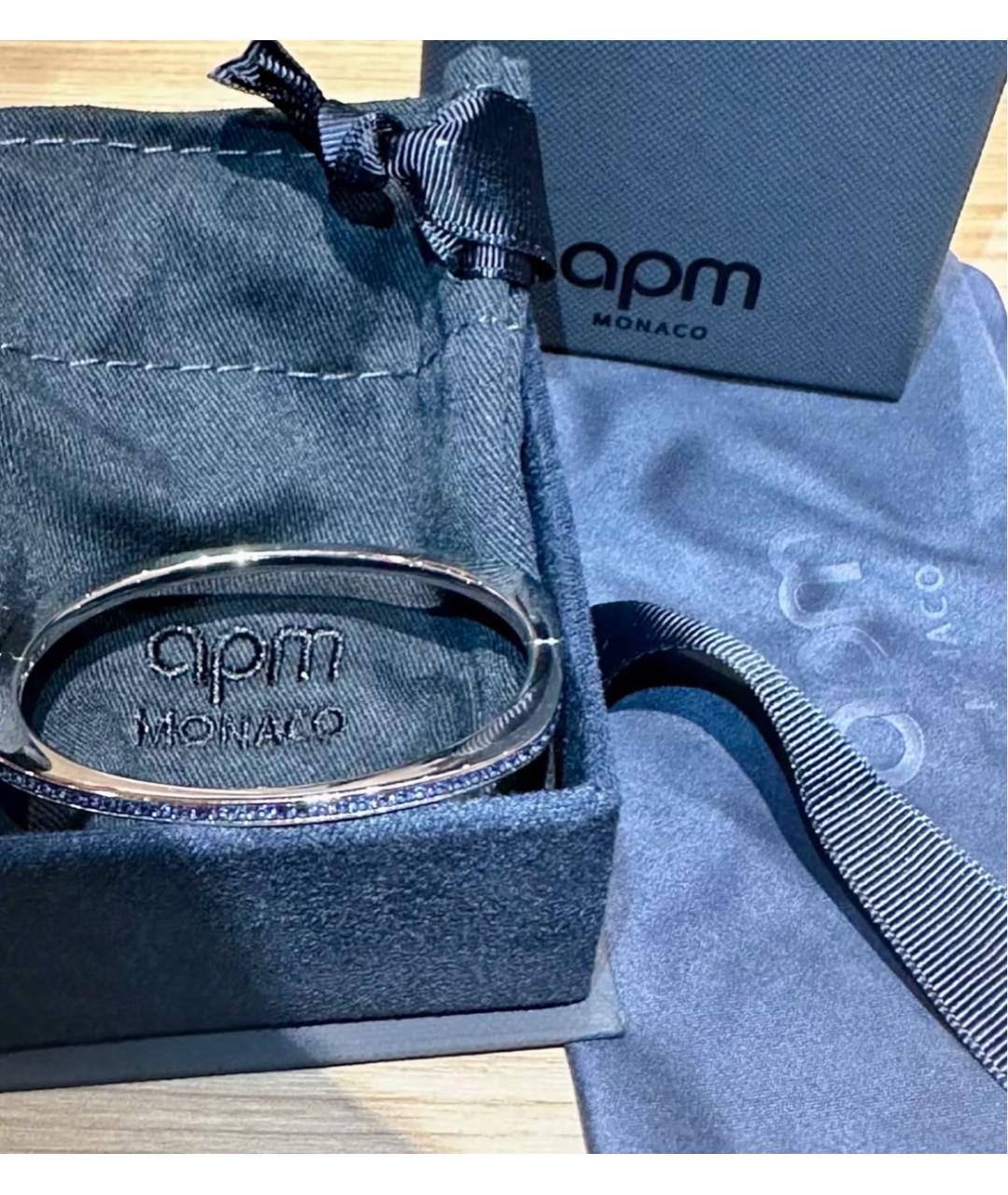 APM Monaco Темно-синий серебряный браслет, фото 5
