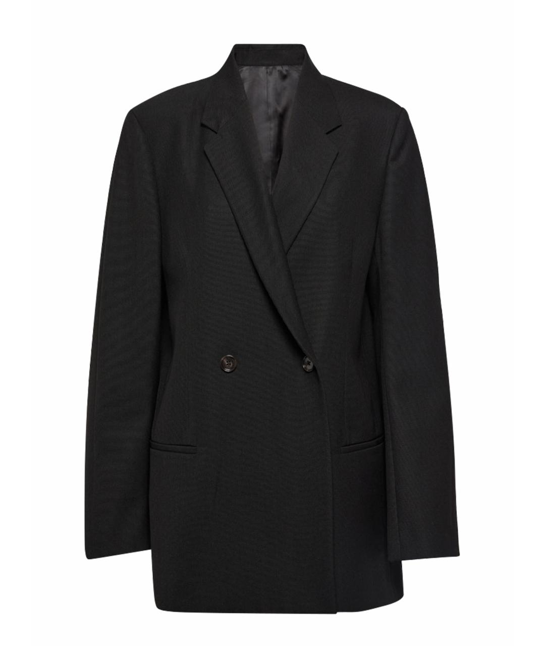 TOTEME Черный шерстяной жакет/пиджак, фото 1