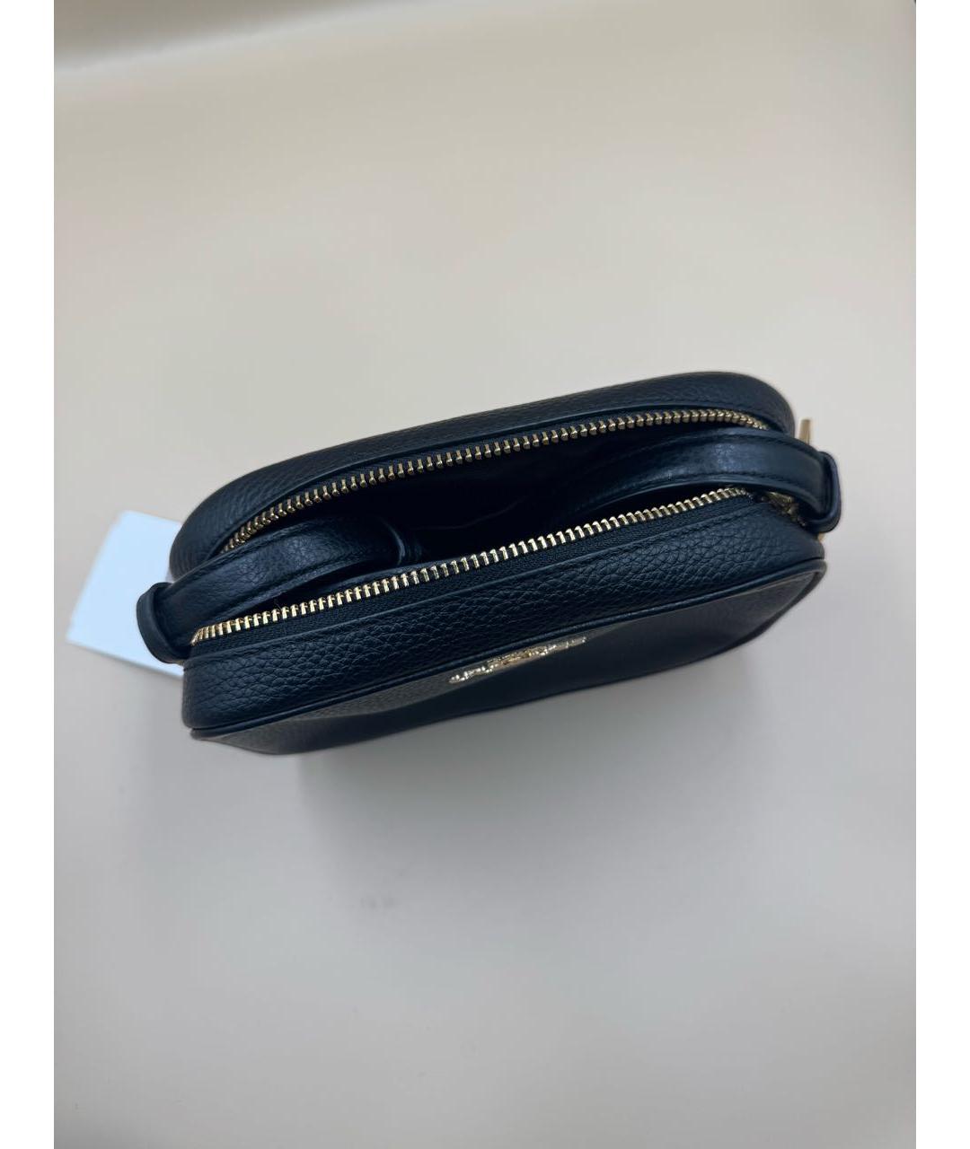 COACH Черная кожаная сумка через плечо, фото 7