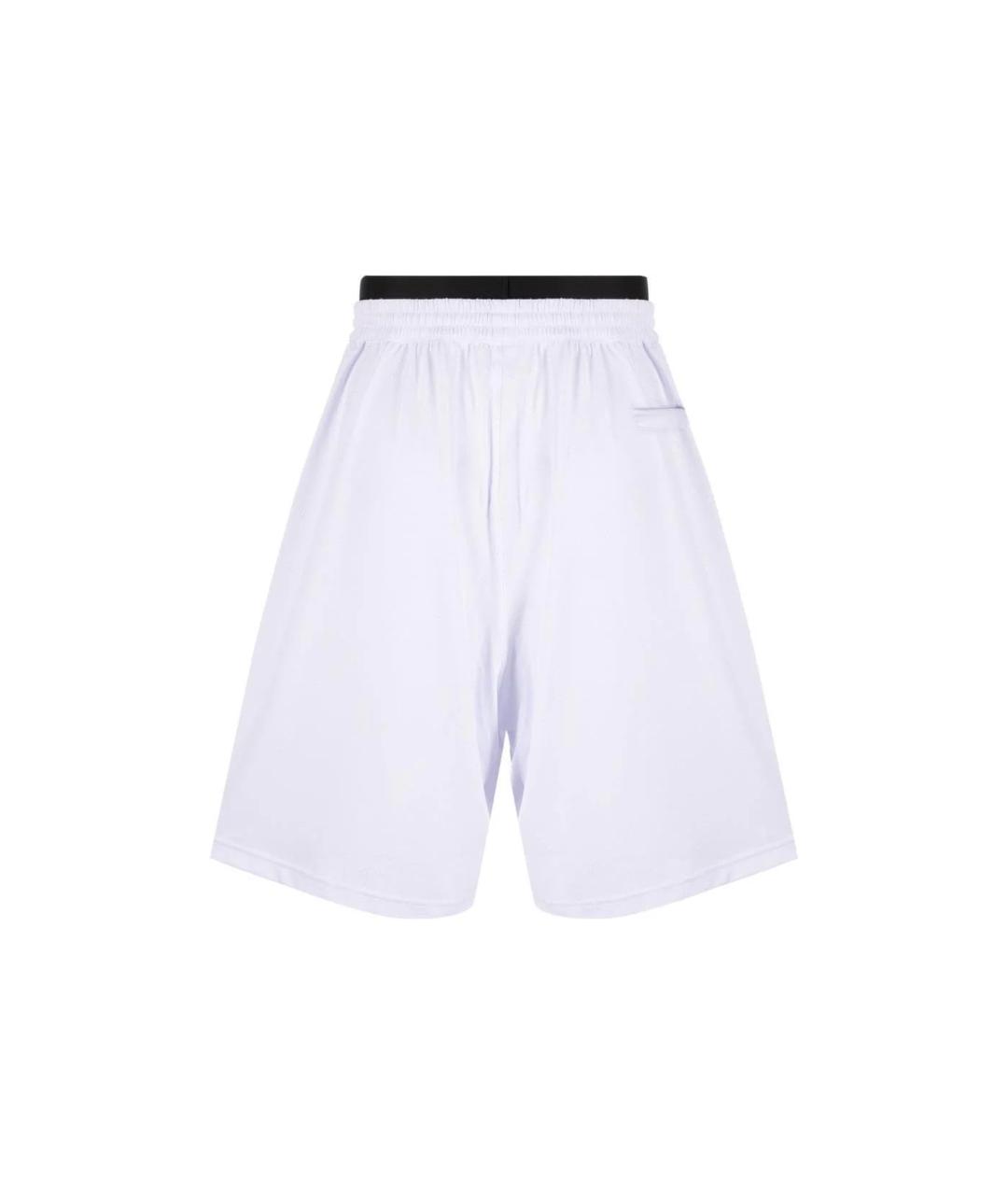 BALENCIAGA Белые синтетические шорты, фото 2
