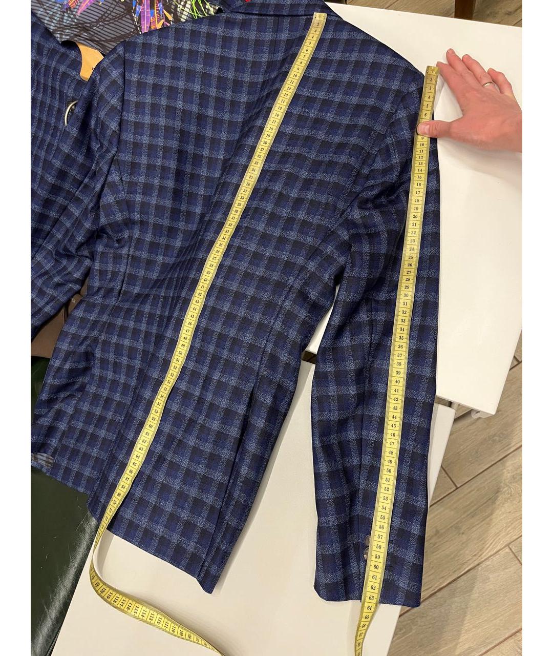 ETRO Темно-синий костюм-тройка, фото 4