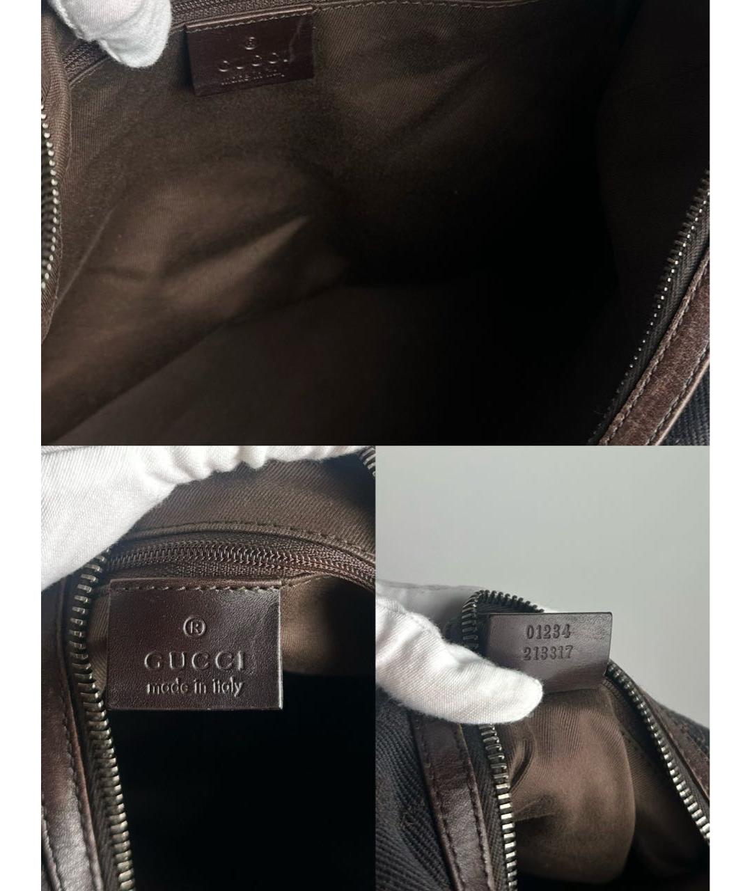 GUCCI Коричневая сумка с короткими ручками, фото 7