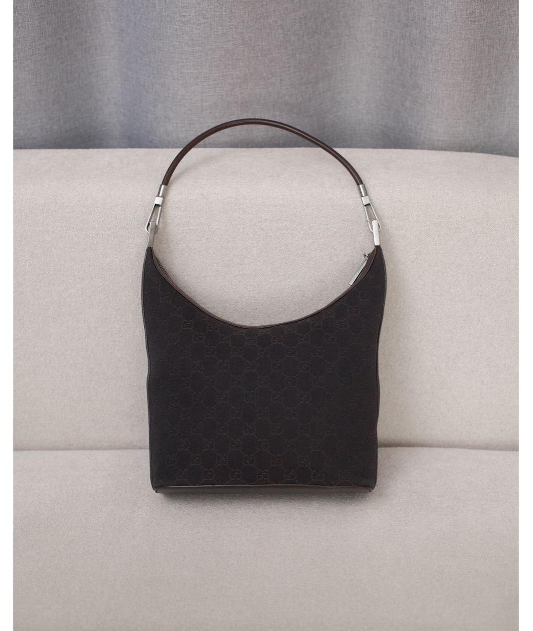 GUCCI Коричневая сумка с короткими ручками, фото 8