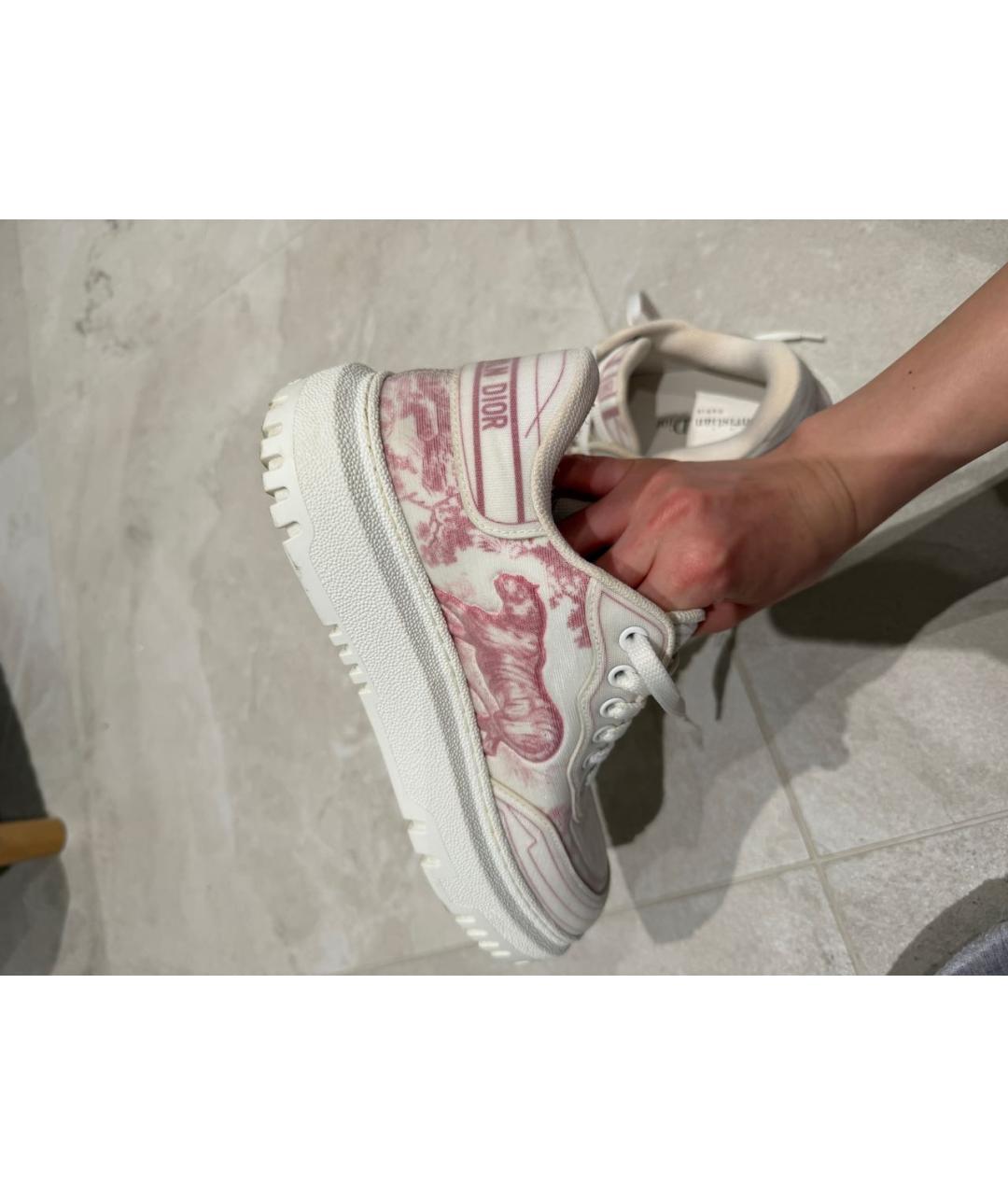 CHRISTIAN DIOR Розовые кроссовки, фото 5