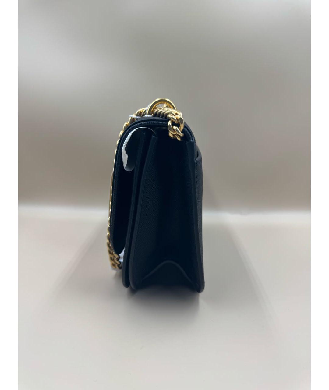 TORY BURCH Черная кожаная сумка через плечо, фото 3