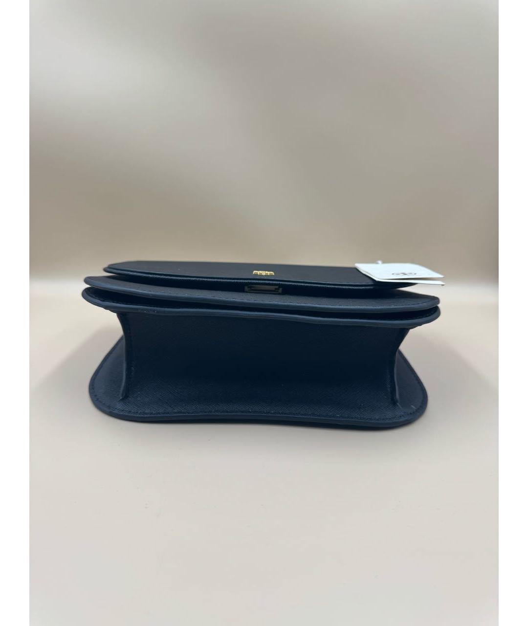 TORY BURCH Черная кожаная сумка через плечо, фото 5