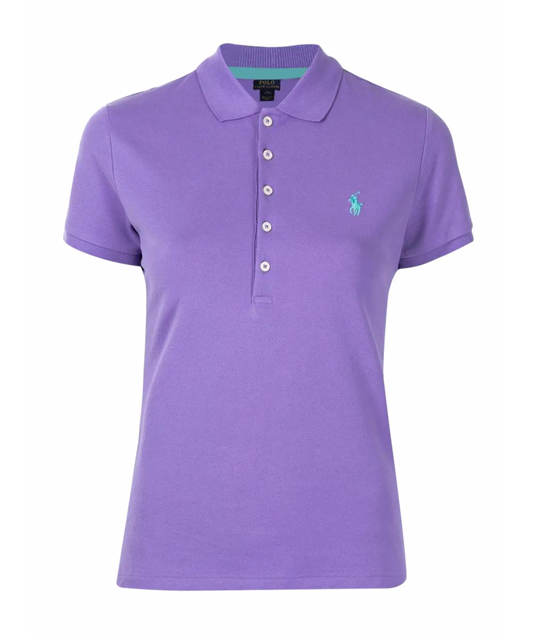 POLO RALPH LAUREN Фиолетовый хлопковый детская футболка / топ, фото 1