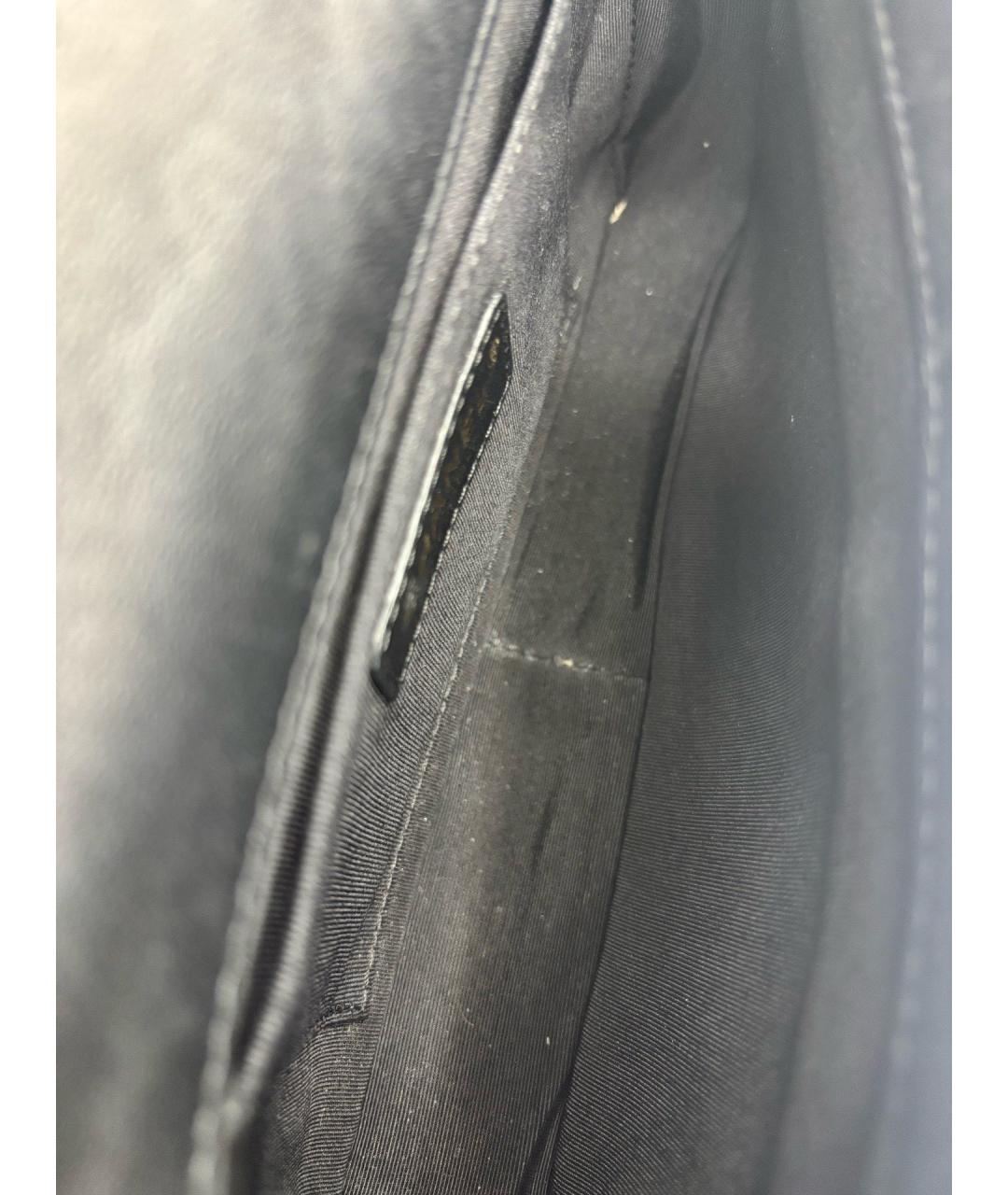 CHANEL Черная кожаная сумка через плечо, фото 3