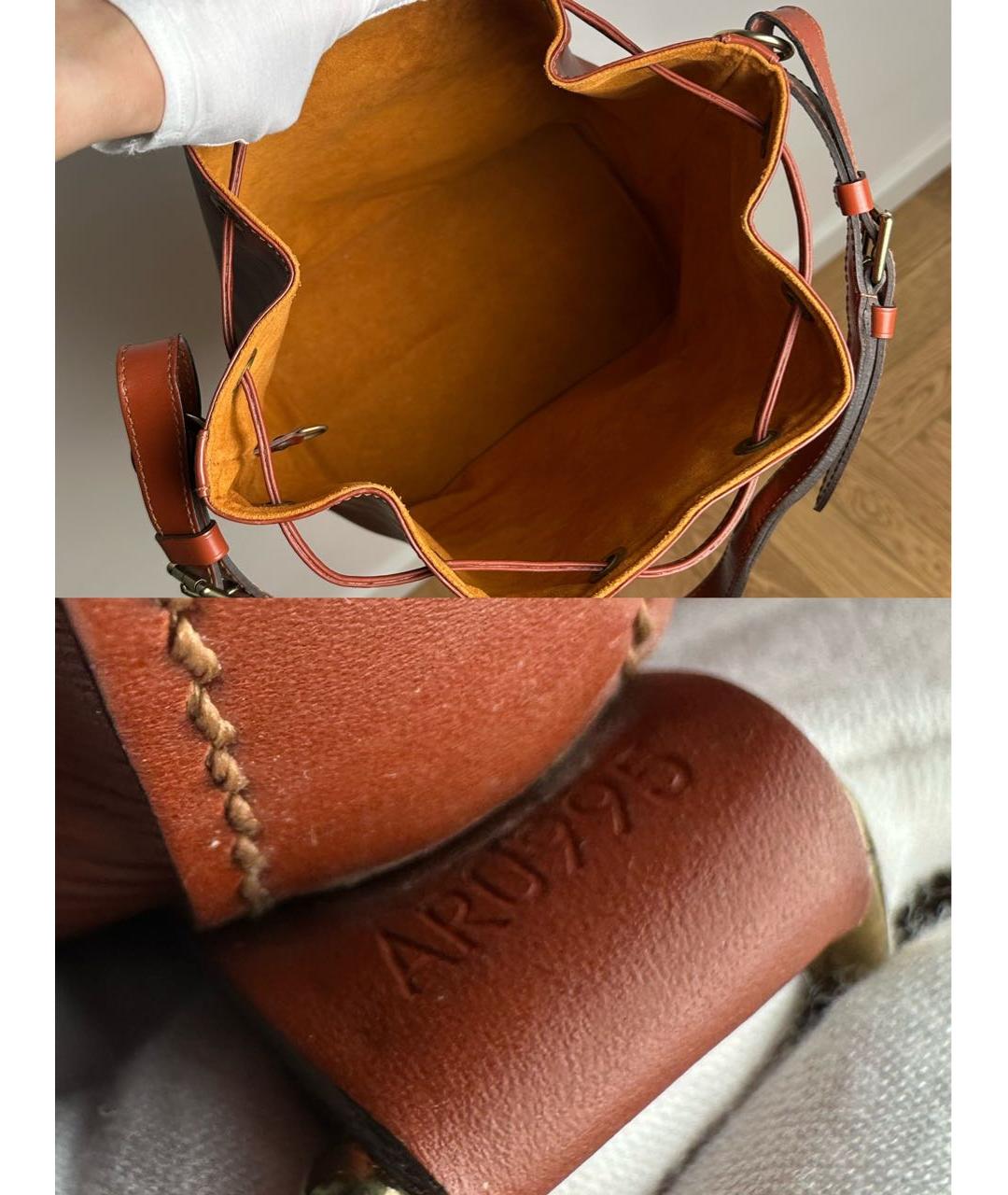 LOUIS VUITTON Кожаная сумка через плечо, фото 7