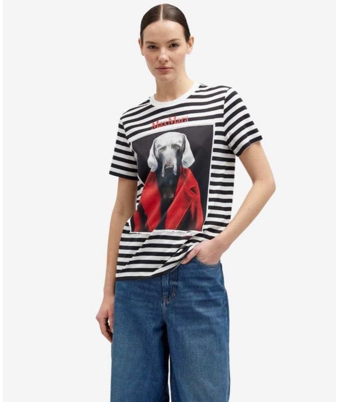 MAX MARA Мульти хлопковая футболка, фото 6