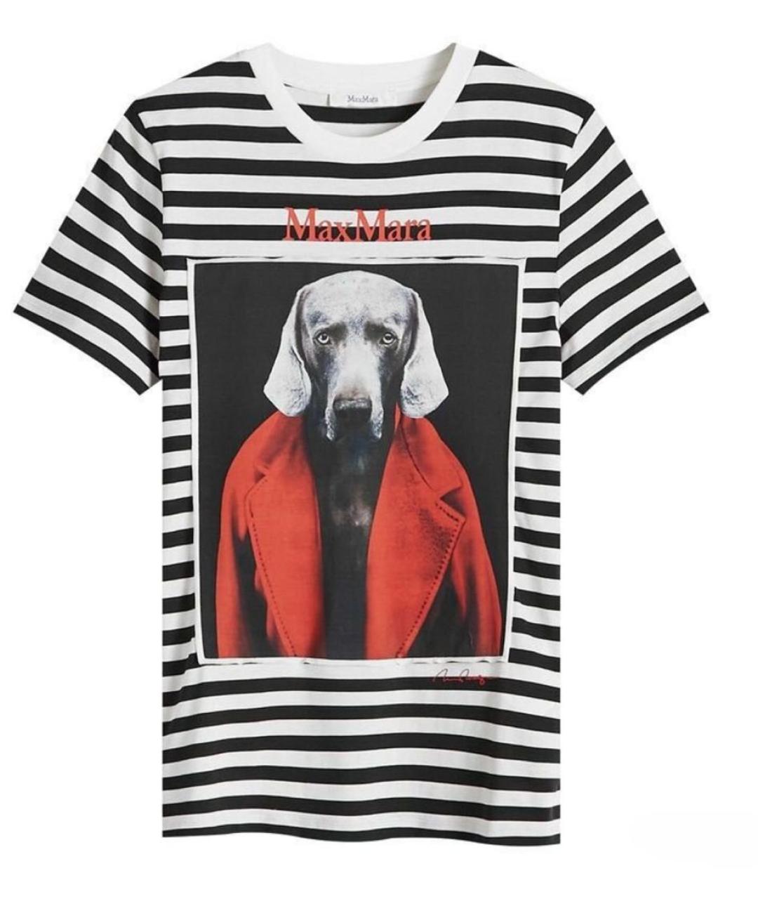 MAX MARA Мульти хлопковая футболка, фото 9
