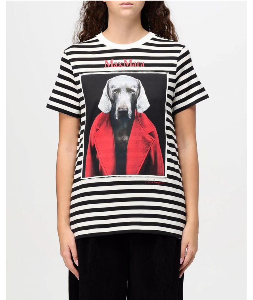 MAX MARA Мульти хлопковая футболка, фото 8