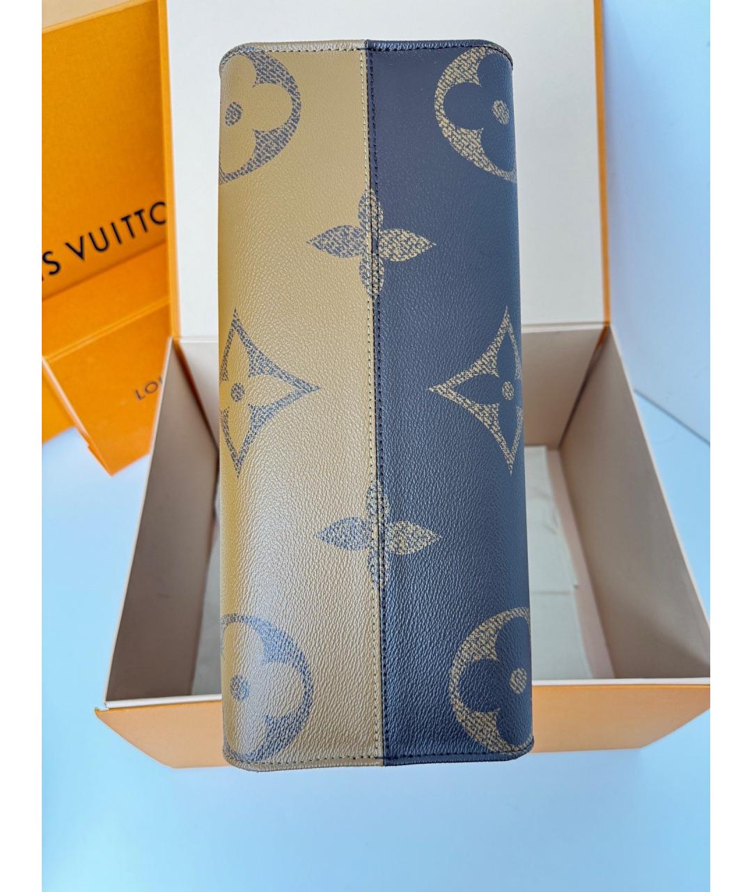 LOUIS VUITTON Коричневая сумка тоут, фото 5