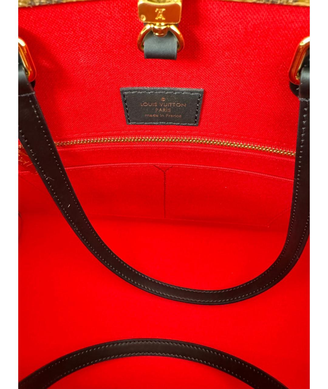 LOUIS VUITTON Коричневая сумка тоут, фото 7