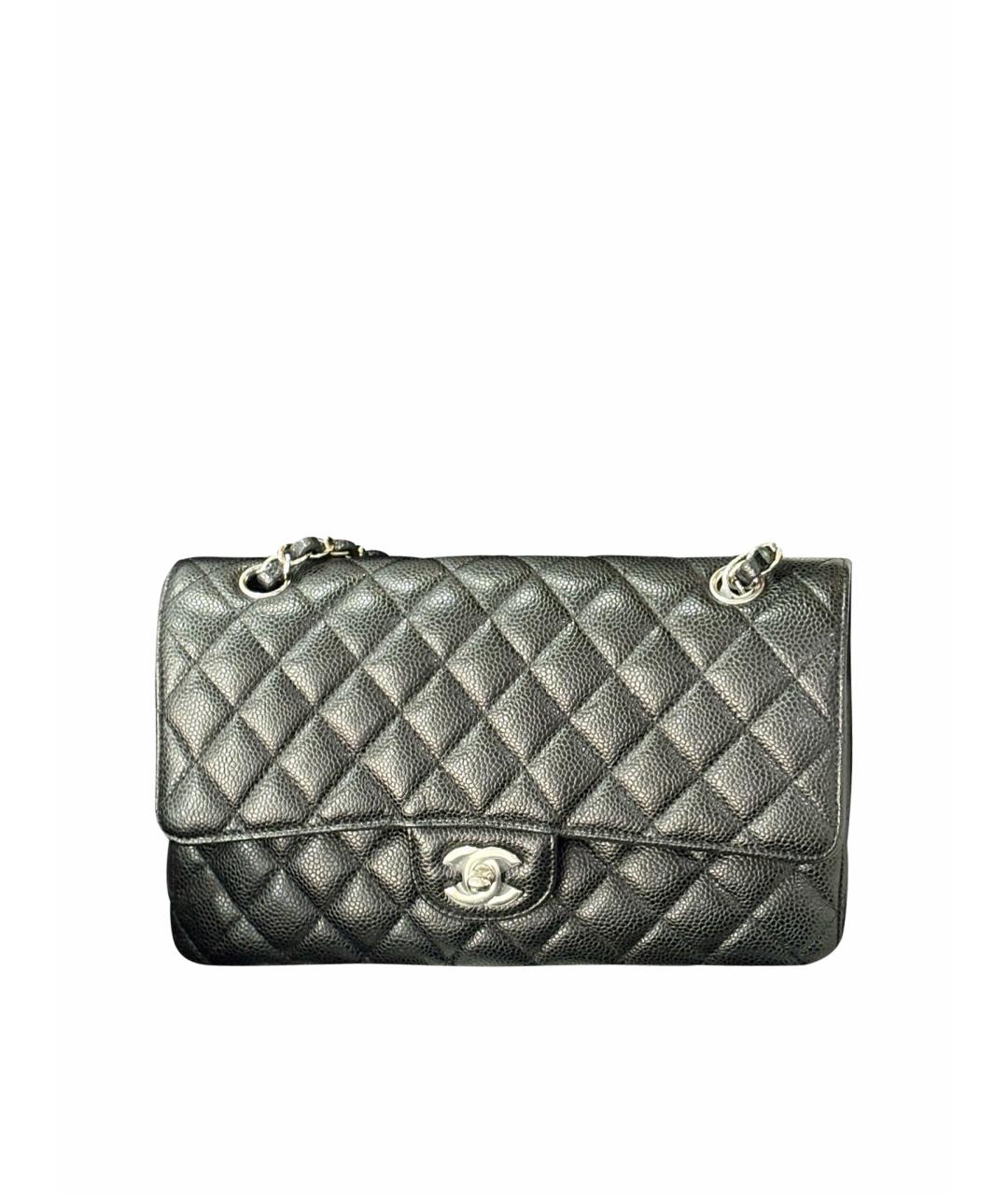 CHANEL Черная кожаная сумка через плечо, фото 1