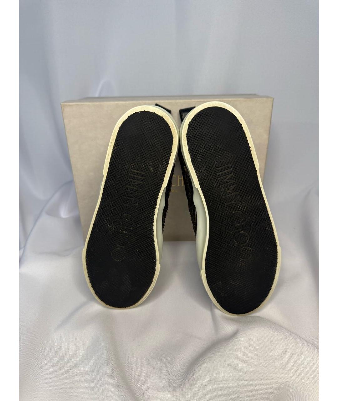 JIMMY CHOO Черные кожаные ботинки, фото 7