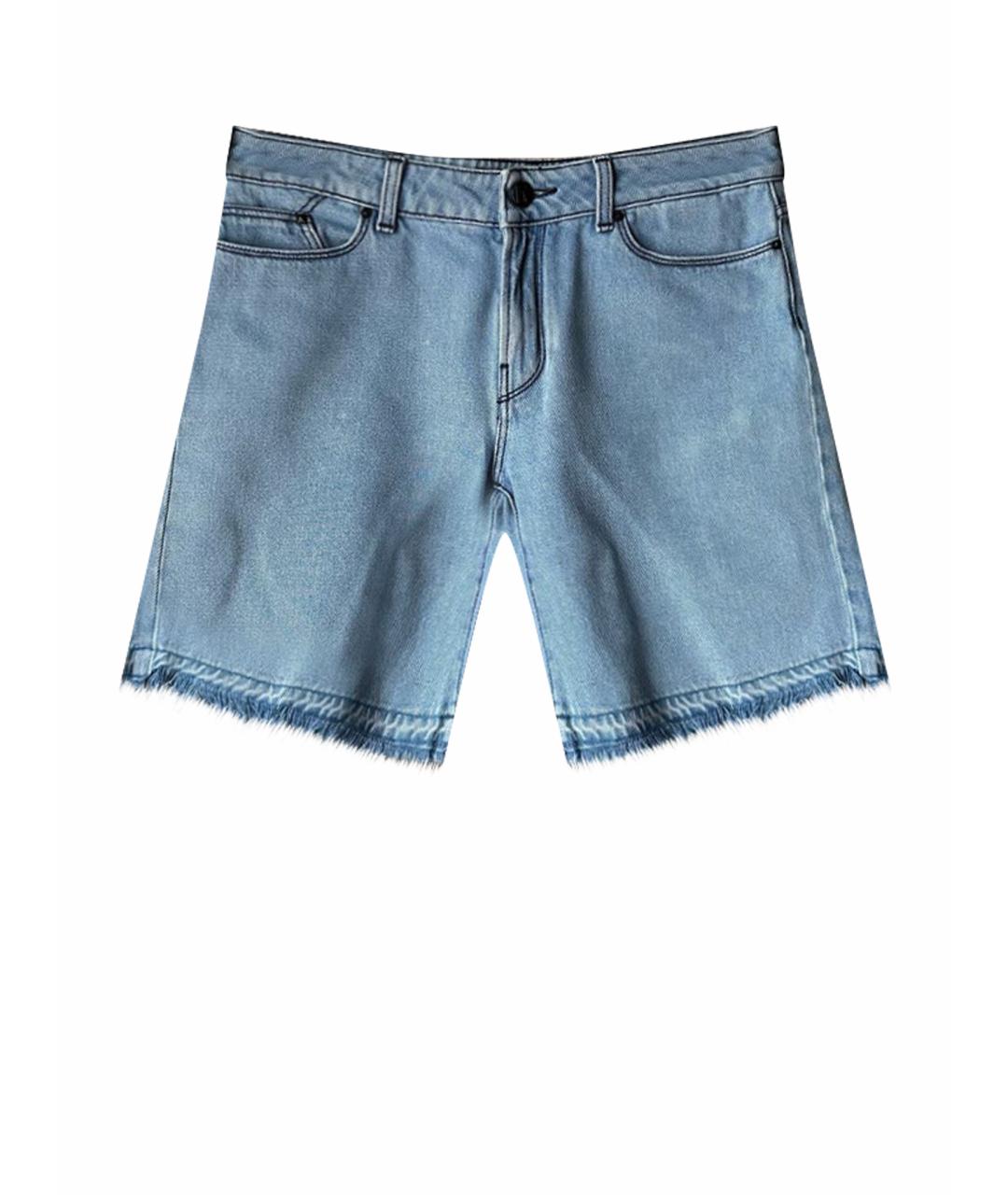 KARL LAGERFELD Голубые хлопковые шорты, фото 1